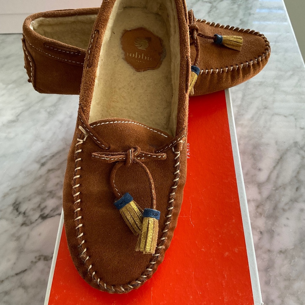 Bobbies Paris Suede Shearling Loafer
